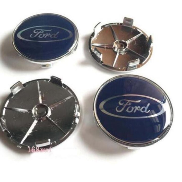 Sản Phẩm Logo chụp mâm bánh xe ô tô Ford FORD68 cao cấp đường kính 68mm - 01 chiếc