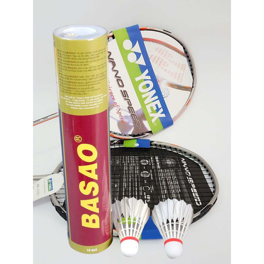 Vợt Cầu Lông đơn Cước (1 chiếc) - HÀNG CHẤT LƯỢNG CAO Tặng Kèm 1 hộp cầu 3 sao