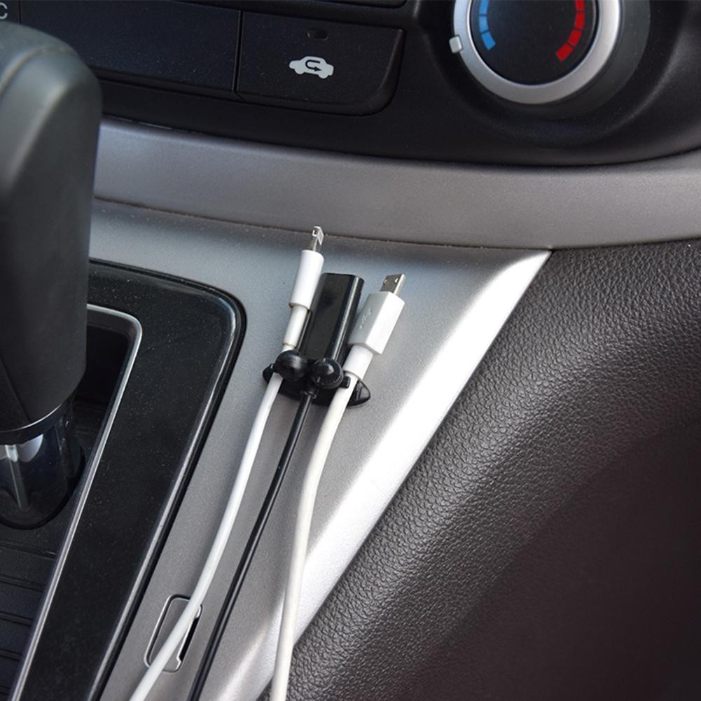 8 kẹp cố định dây cáp tiện dụng cho xe hơi