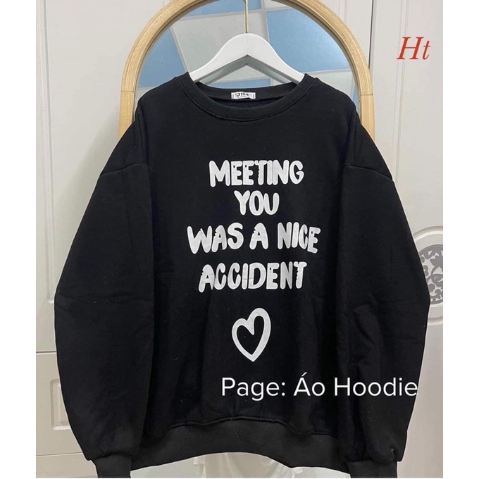 Áo sweater cotton Meeting H2A877