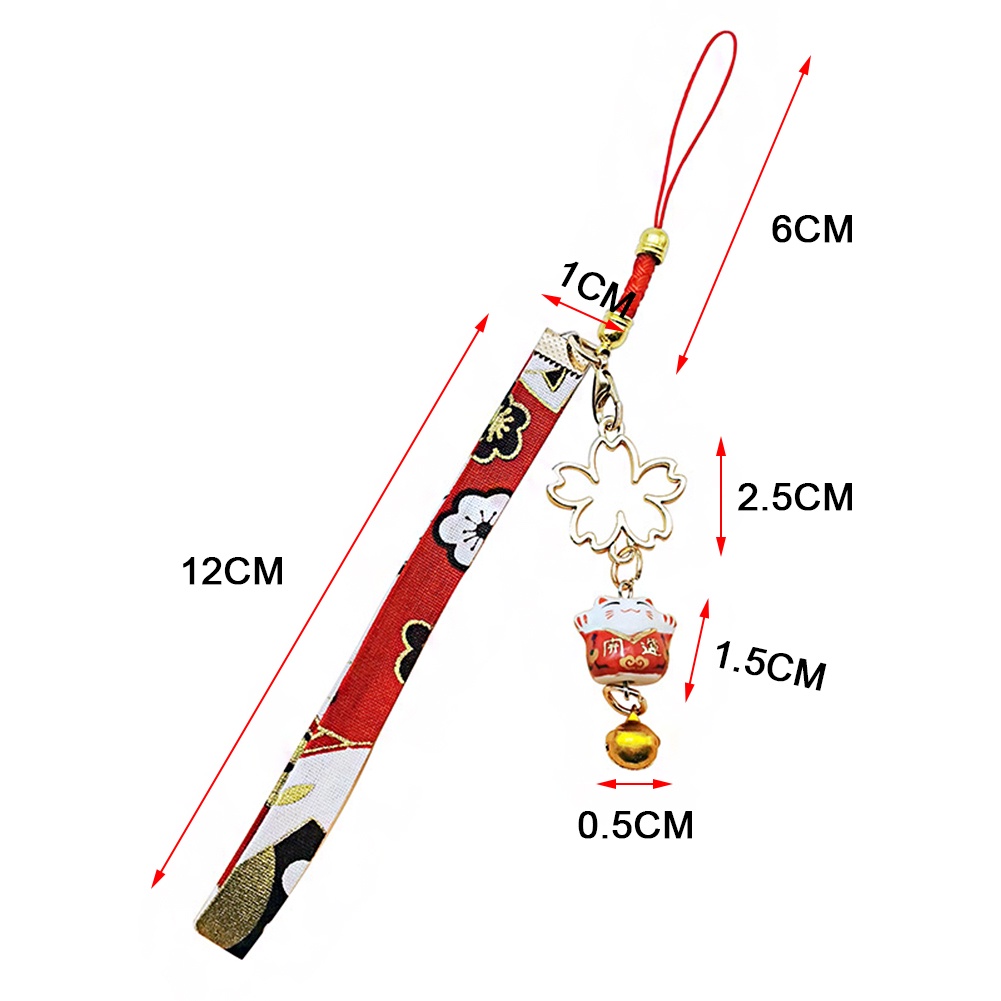 1 Móc Khóa Hình Mèo May Mắn Dễ Thương