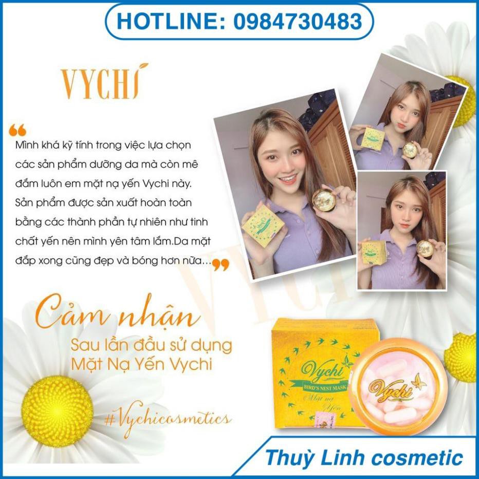 [SẢN PHẨM CHÍNH HÃNG] Mặt nạ yến Vychi - Mặt nạ trắng da,mặt nạ cho mọi loại da, mờ thâm, chống lão hoá