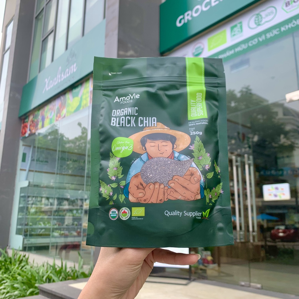 Hạt Chia Hữu Cơ Amavie Foods - XanhSam Organic