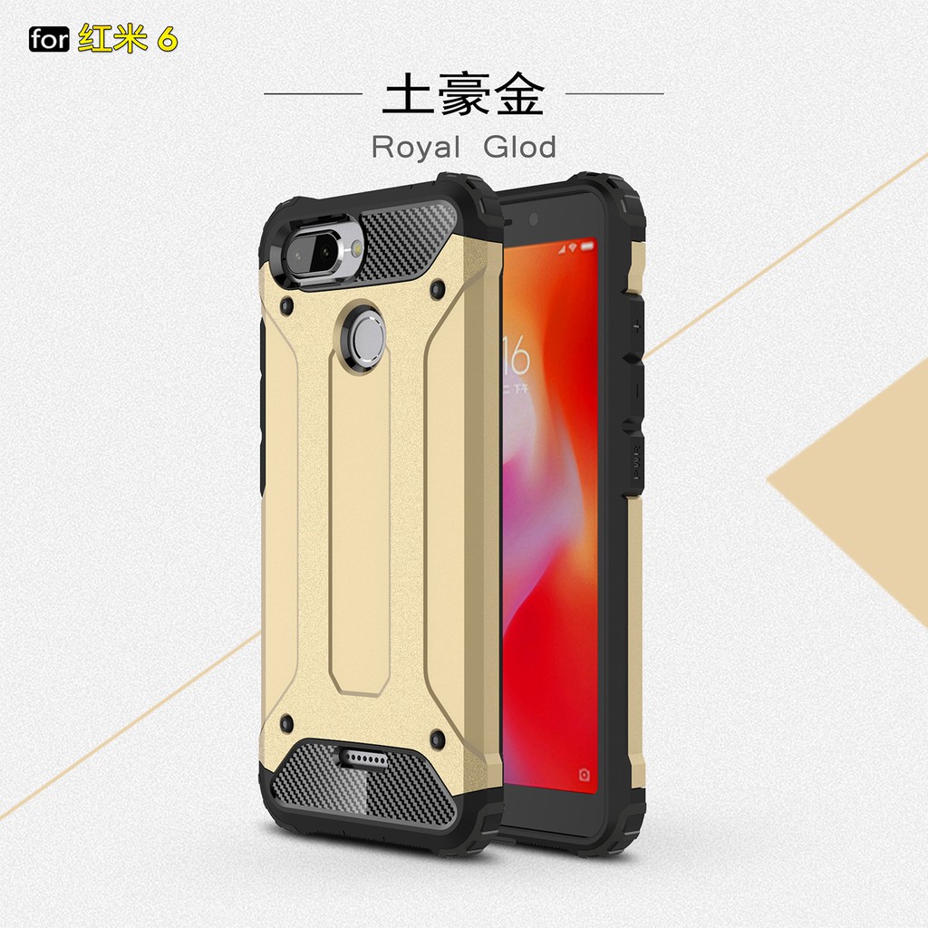 Ốp Lưng Armor Bảo Vệ Toàn Diện Cho Xiaomi Redmi 6 / 6a / S2