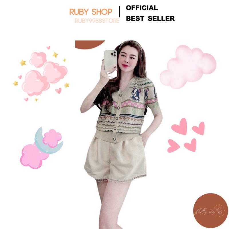 Quần Short Tafta Ren , Với Thiết Kế Chân Ren Đặc Biệt , Lên Dáng Cực Xinh