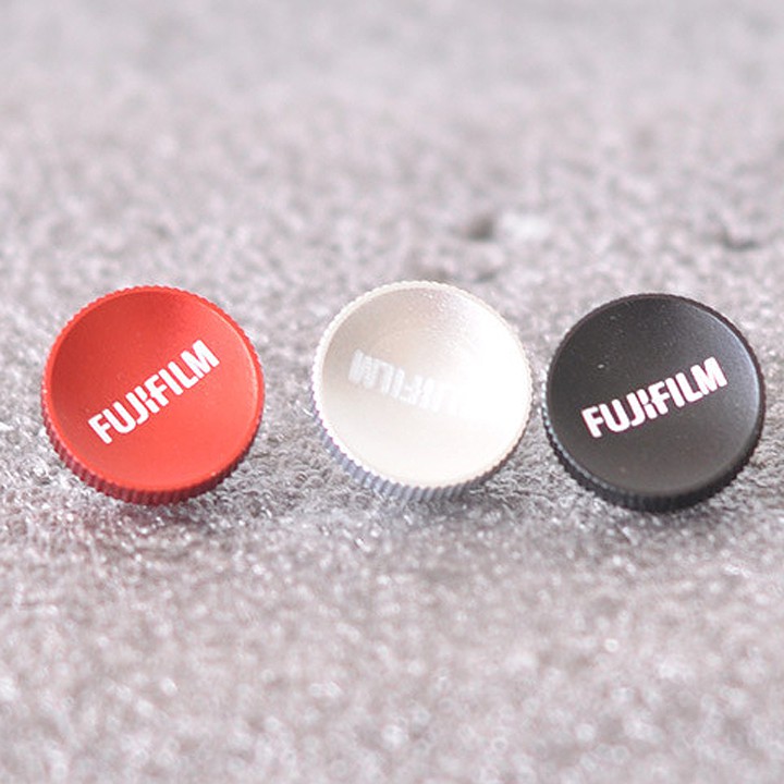 Nút bấm nhôm chữ Fujifilm cho máy ảnh Fujifilm X-Series Fujifilm X-T2 / X-T20 / X-T10 /X100T / X30 / X20 / X10 - Màu bạc