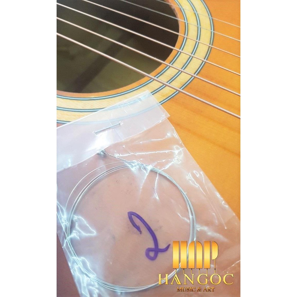 Chuyên sỉ lẻ dây Guitar Acoustic- Dây số 2 ( dây kim loại) giúp bạn đệm hát hay hơn, dễ dàng hơn