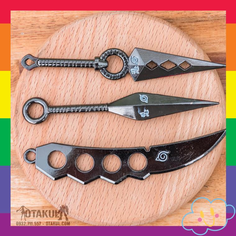 Bộ Móc Khóa Naruto - Đen Bóng