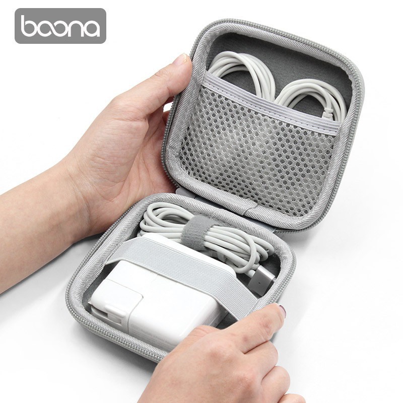Hộp Đựng Sạc Cáp Macbook Chống Sốc Chống Nước Boona Đẹp Và Ngăn Nắp | BigBuy360 - bigbuy360.vn