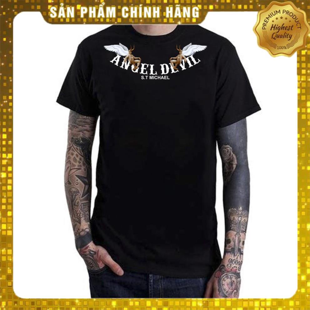 Áo Thun ANGEL DEVIL UNISEX Nam Nữ From Rộng Giá Rẻ