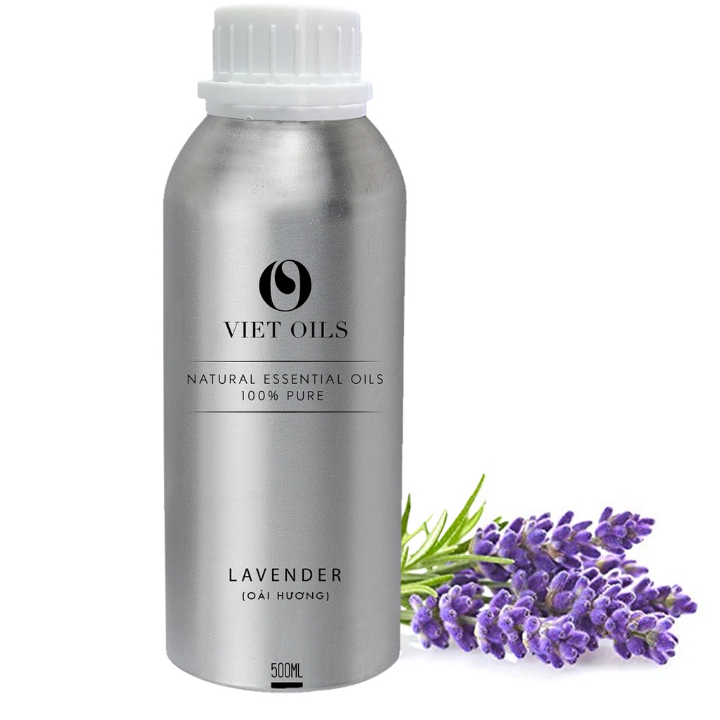 Tinh Dầu Oải Hương Lavender - thương hiệu Vietoils - Dung Tích Lớn 500ml