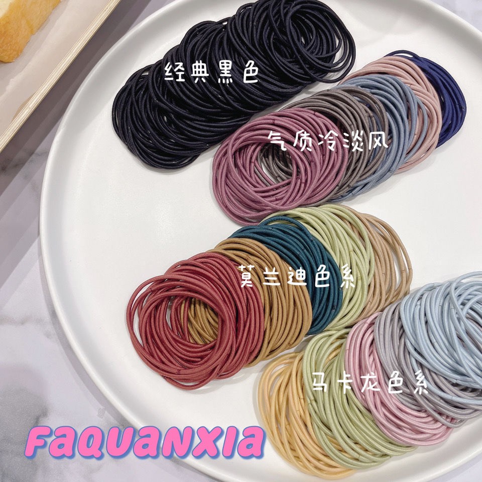 Dây Cột Tóc Nhiều Màu Tùy Chọn Cho Bạn Gái