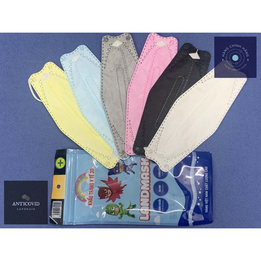 Khẩu trang 3d trẻ em Hàn Quốc Landmask kháng khuẩn loại 4 lớp | BigBuy360 - bigbuy360.vn