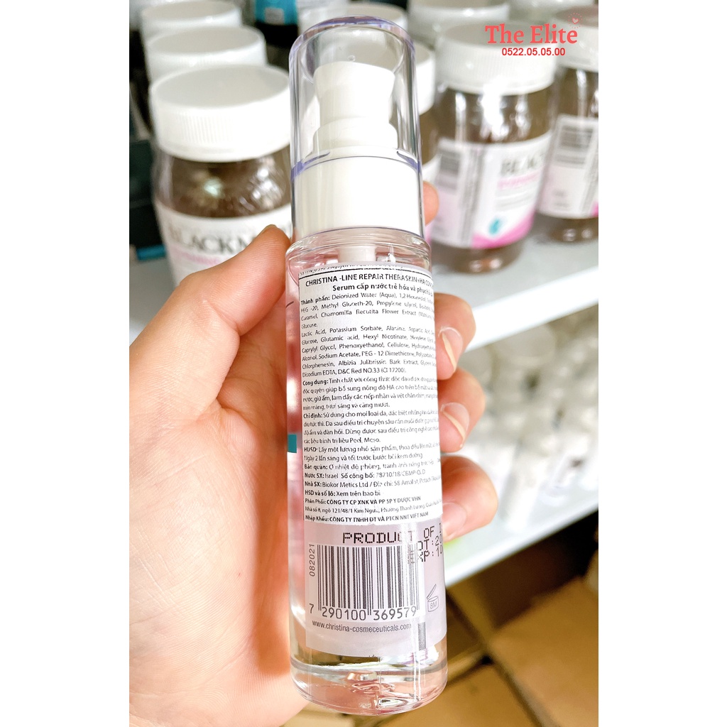 Tinh chất cấm ẩm, trẻ hoá CHRISTINA LINE REPAIR - THERASKIN+HA CONCENTRATE