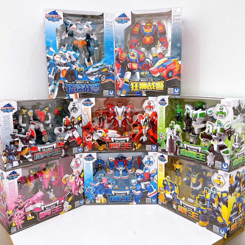 MINIFORCE 3 - CHIẾN BINH THÚ KHỦNG LONG BIẾN HÌNH ROBOT - BIỆT ĐỘI SIÊU NHÂN NHÍ 3