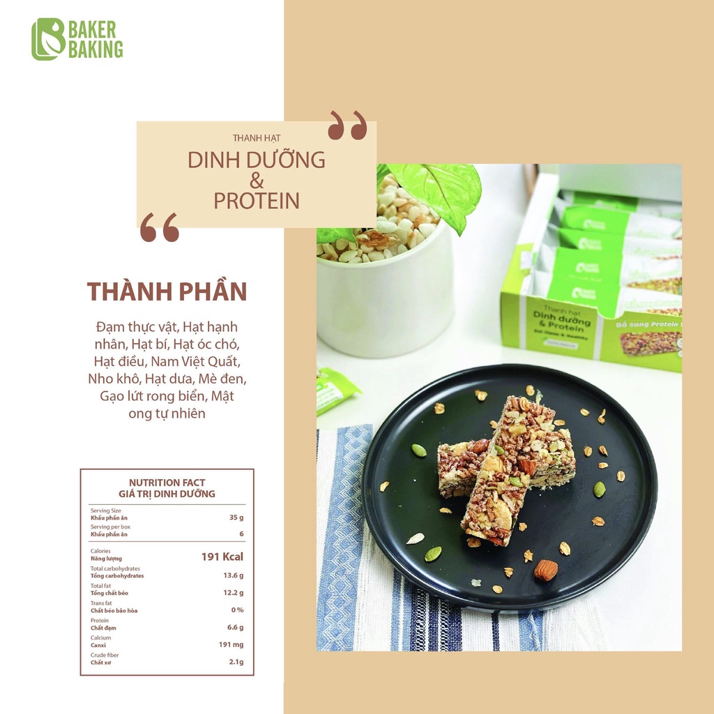Thanh protein bar gạo lứt & chà bông ức gà dinh dưỡng giúp ăn kiêng, giảm cân | BigBuy360 - bigbuy360.vn