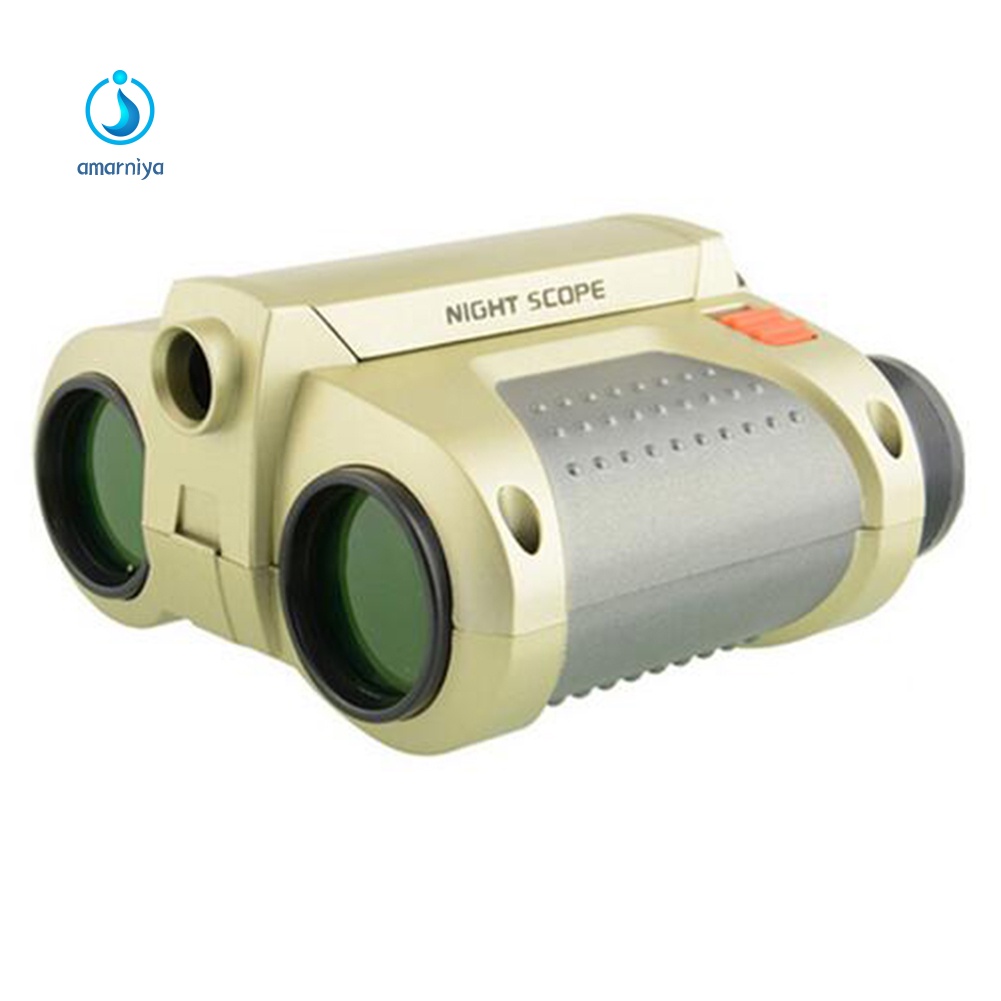 Ống Nhòm Gấp Gọn 4x30mm Hỗ Trợ Tầm Nhìn Ban Đêm Cho Bé