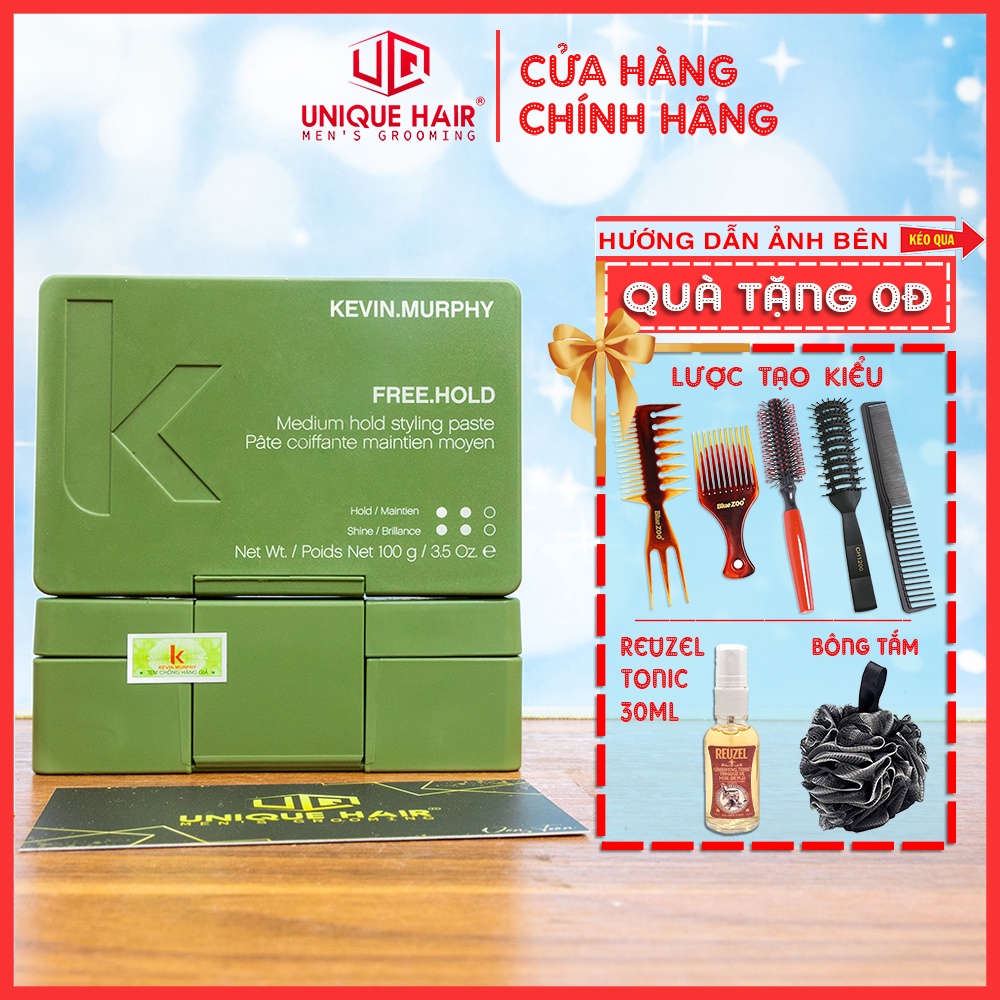 [CHÍNH HÃNG STORE HÀ NỘI] Sáp vuốt tóc nam Kevin Murphy Free Hold + Tặng Lược Chaoba | RẺ VÔ ĐỊCH