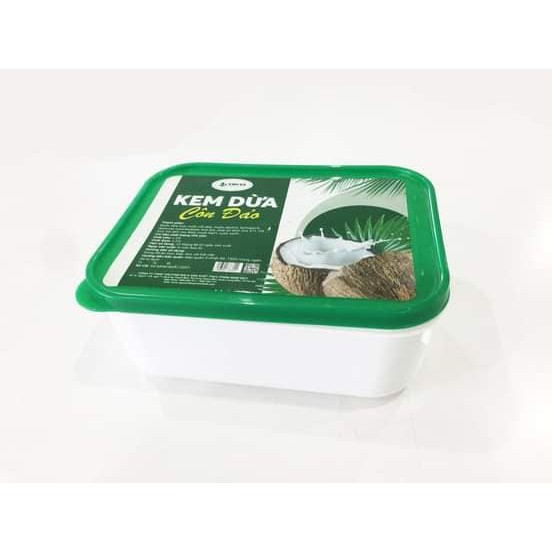 KEM HỘP 1 LÍT CÁC VỊ TẶNG KÈM 10 ỐC QUẾ ĂN KEM