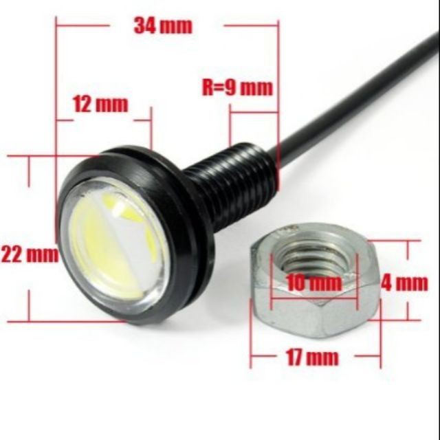 Đèn LED XiNhan Cúc Áo 1 chiếc