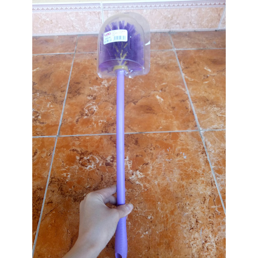 CHỔI CỌ NHÀ VỆ SINH TRÒN NHỰA DÀI 40 CM