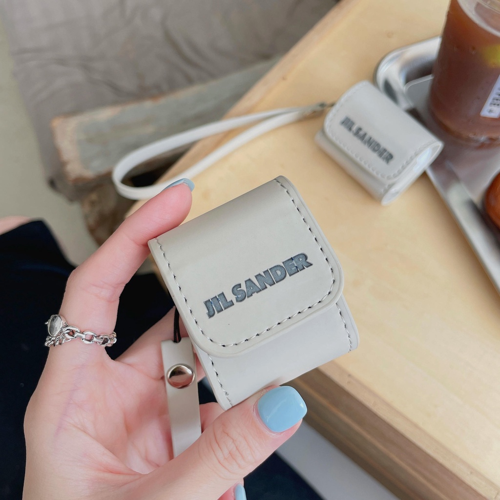 Vỏ Da Bảo Vệ Hộp Sạc Tai Nghe AirPods3gen AirPods3 Màu Xanh Dương Phong Cách Đường Phố 2021 Ốp