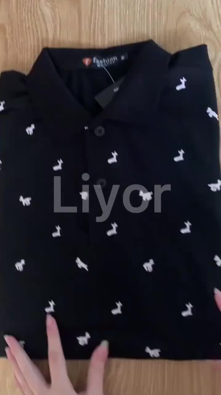 Áo Thun Có Cổ Nam LIYOR Áo Thun Nam Polo ngắn tay co giãn không tróc hình không nhăn form regular sang trọng  ATCS048 | BigBuy360 - bigbuy360.vn