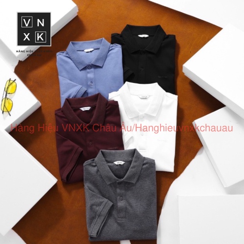 Áo Thun Nam POLO 𝐂𝐊 TRƠN Vải Pima Thun Lụa Lạnh Mát cực xịn - trơn viền cổ vải cao cấp siêu mịn mát 5 màu