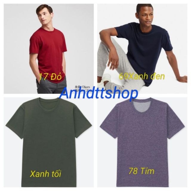 Áo thun không cổ Nam Uniqlo 2019