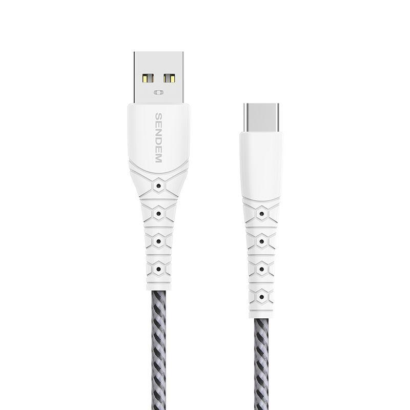 Cáp sạc Sendem M25 3A bọc dù chống gãy