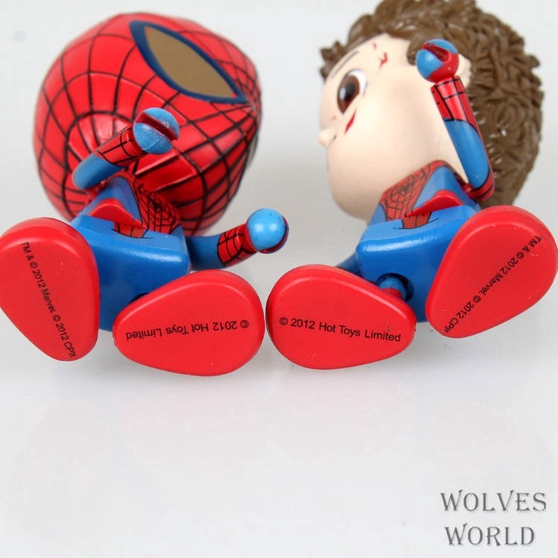 Mô Hình Spider-Man Bằng Pvc 2 Phong Cách Chibi