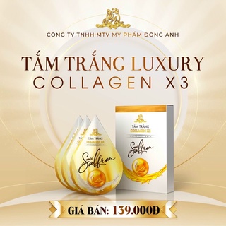 ( CHÍNH HÃNG 100% ) TẮM TRẮNG SAFFRON MIX COLLAGEN X3  MỸ PHẨM ĐÔNG ANH