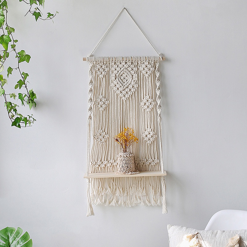Giá Treo Chậu Hoa Trang Trí Phong Cách Bohemian