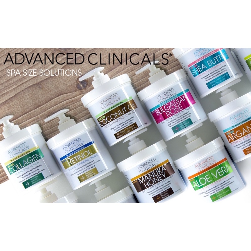 Kem dưỡng ẩm da hyaluronic acid advanced clinicals 454g