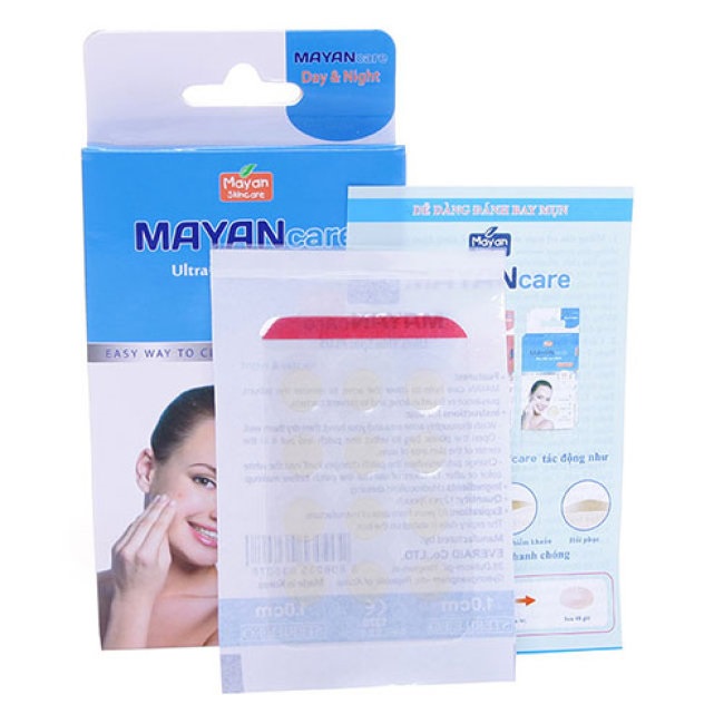 Mayan Miếng dán  mụn Ultra Thin Spot Plus (12m)