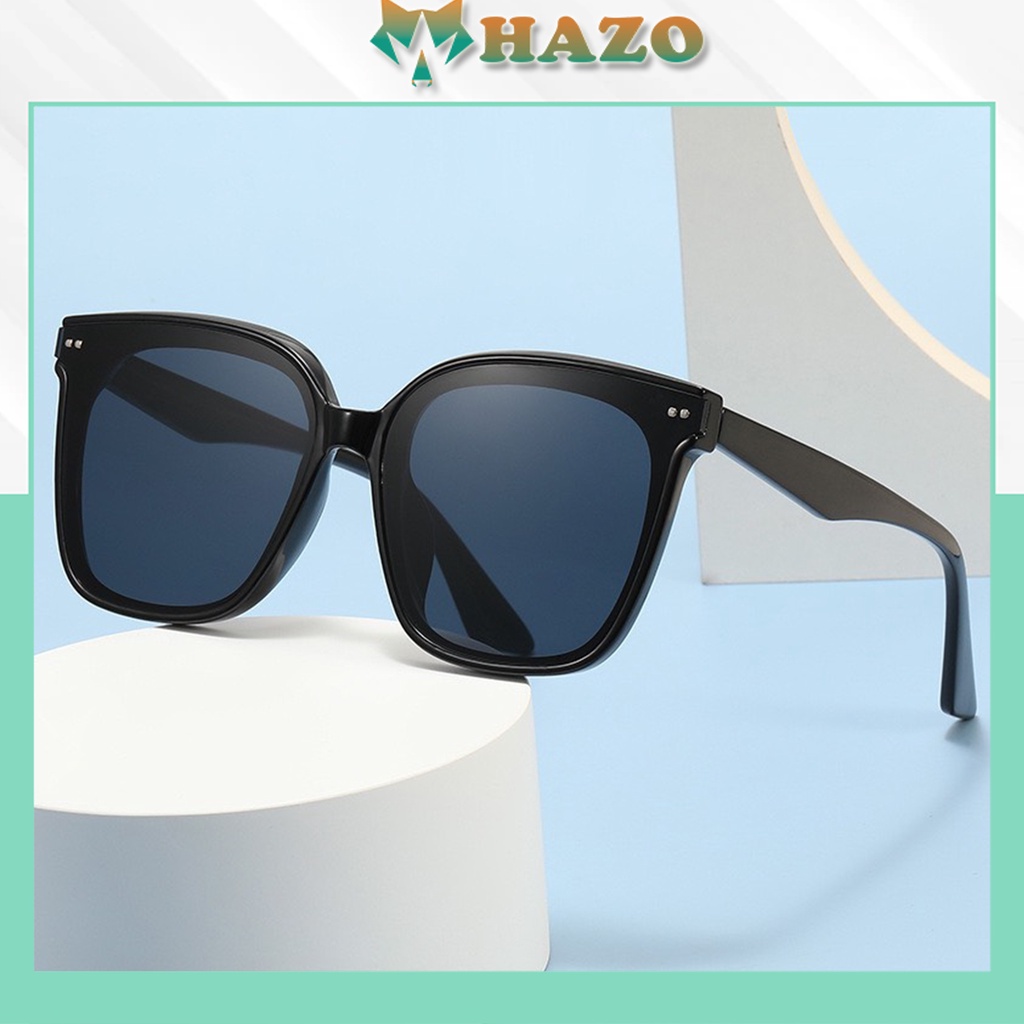 Mắt Kính Thời Trang Kính Râm Form Vuông Gm Locell 657 Kiểu Dáng Trẻ Trung Phong Cách Ulzzang - Hazo