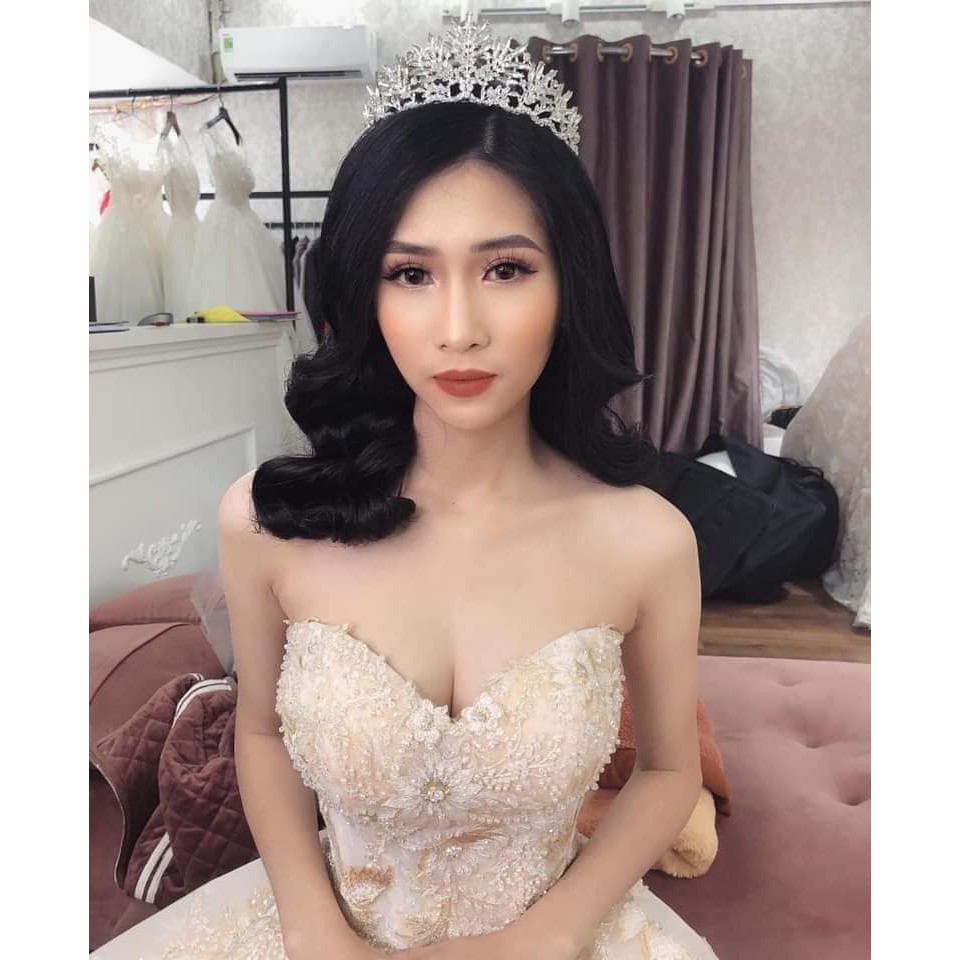 Vương miện cô dâu đá phale tuyết VM14-110k