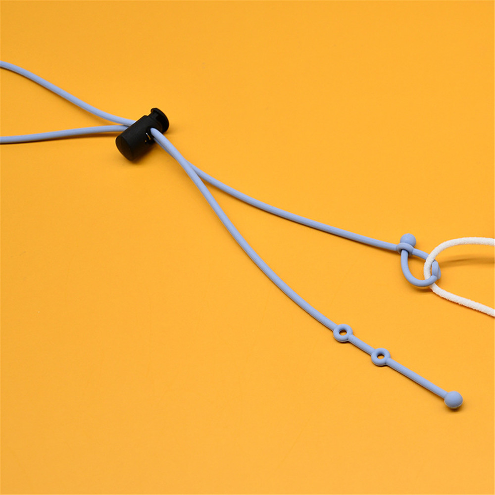 Dây đeo giữ khẩu trang silicon màu trơn chống trượt cỡ 56cm