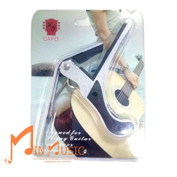 Capo đàn guitar acoustic classic Ukulele (kim loại chắc chắn)