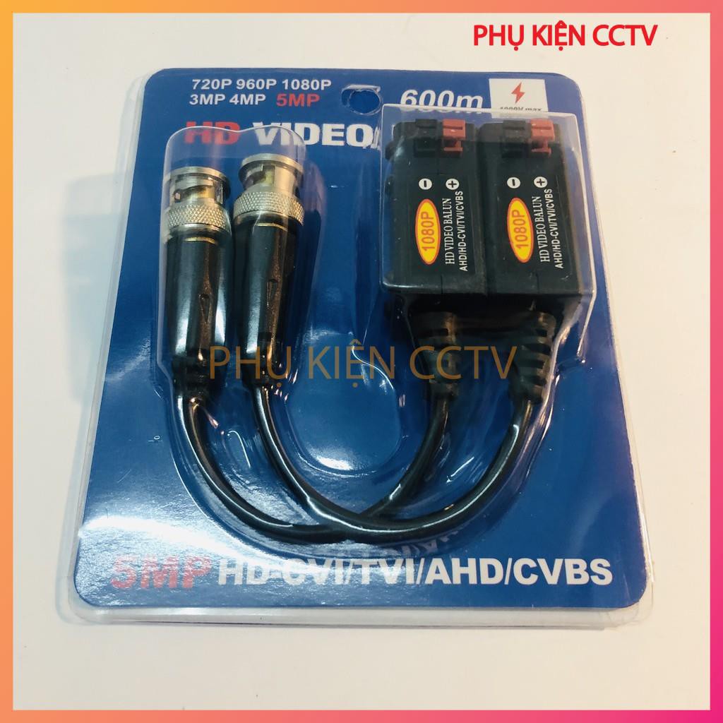 Video balun 2Mp 600M chống sét dùng cho hệ thống camera