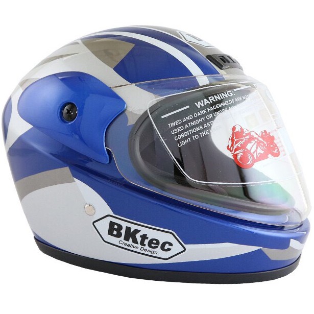 Mũ bảo hiểm Fullface siêu đẹp - Hàng chính hãng BKtec -  BK30 - Kính trong suốt - Bảo hành 12 tháng -  Mầu tùy chọn