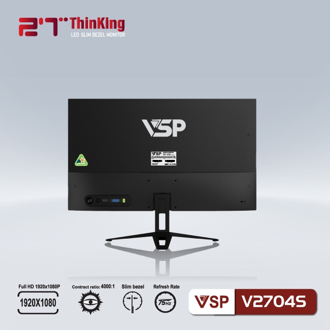 Màn hình VSP V2704S (27inch VA FHD 75Hz, HDMI+VGA) Chính hãng phân phối | BigBuy360 - bigbuy360.vn