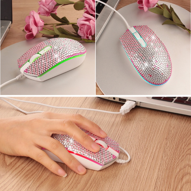 Chuột Dây Đèn LED Nhiều Màu Sắc Cho Laptop Chơi Tại Nhà / Văn Phòng