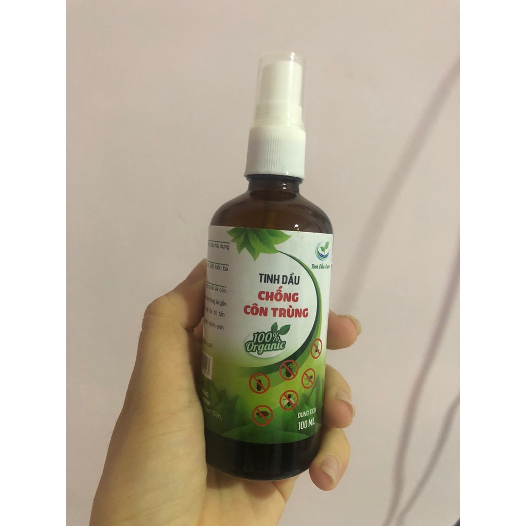 Tinh dầu đuổi muỗi, kiến, gián, tinh dầu chống côn trùng loại 100ml, an toàn, dùng tốt cho cả trẻ em