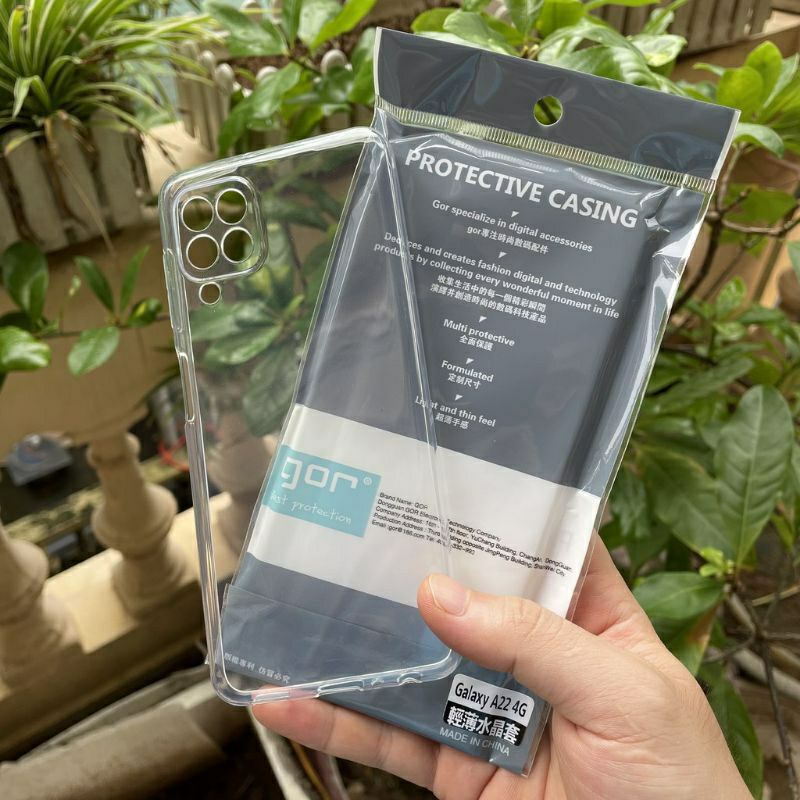 ốp lưng dẻo Gor samsung S22 , S22 Plus,  S22 Ultra,  A22 4G / A22 5G / A32 5G / A52 / A72 bảo vệ cụm camera
