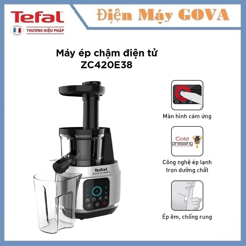 Máy Ép Trái Cây Tốc Độ Chậm Tefal ZC420E38