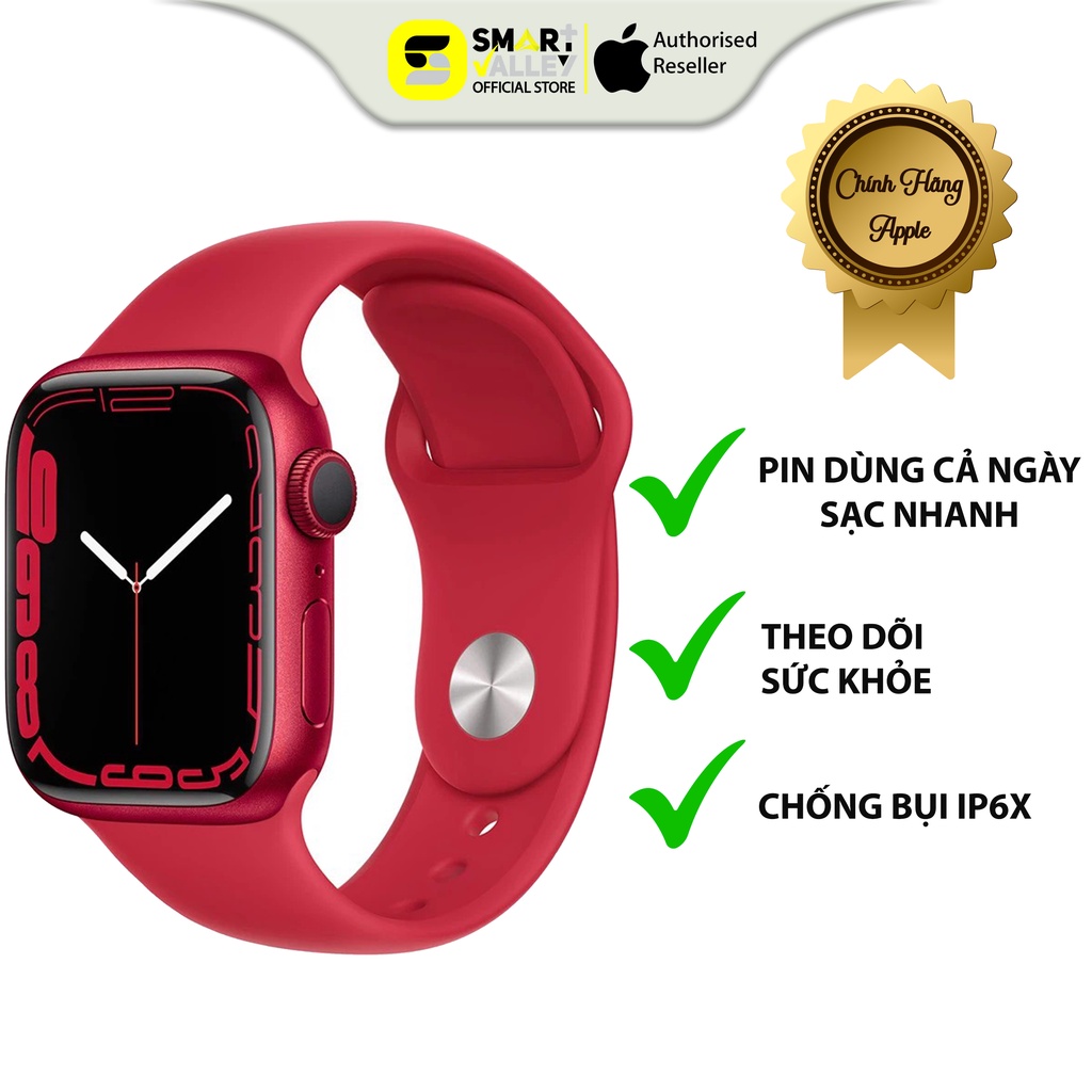 Apple Watch Series 7 41mm GPS Sport Band Chính Hãng VN/A - Bảo Hành 12 Tháng