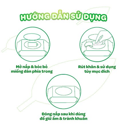 Combo 3 gói khăn ướt Huggies 64 miếng không mùi cho bé sơ sinh