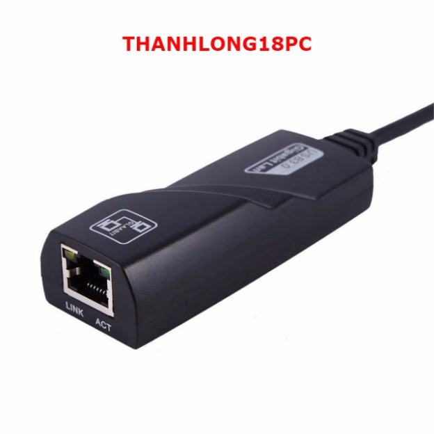 Dây Chuyển Đổi USB 3.0 Sang Cổng Lan RJ45 10-100-1000 Mbps CHẤT LƯỢNG CAO | BigBuy360 - bigbuy360.vn