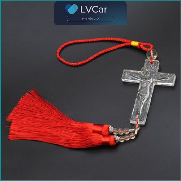 Thánh giá treo gương xe ô tô treo gương trang trí ô tô đem lại bình an